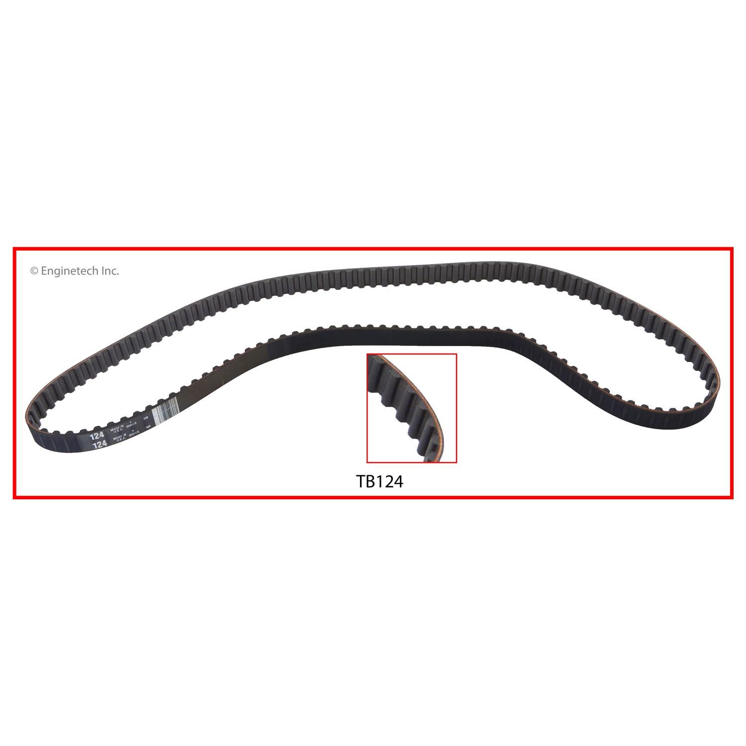 Enginetech Engine Timing Belt - TB124