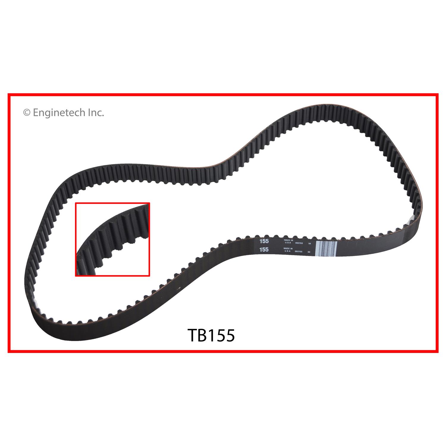 Enginetech Engine Timing Belt - TB155