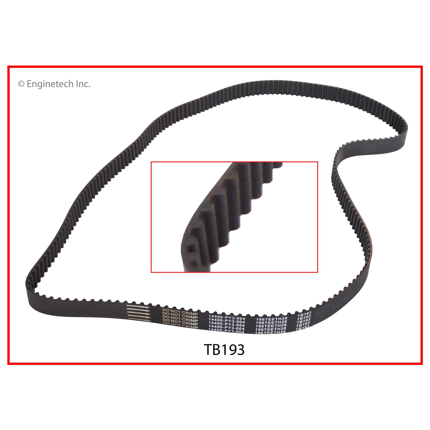 Enginetech Engine Timing Belt - TB193