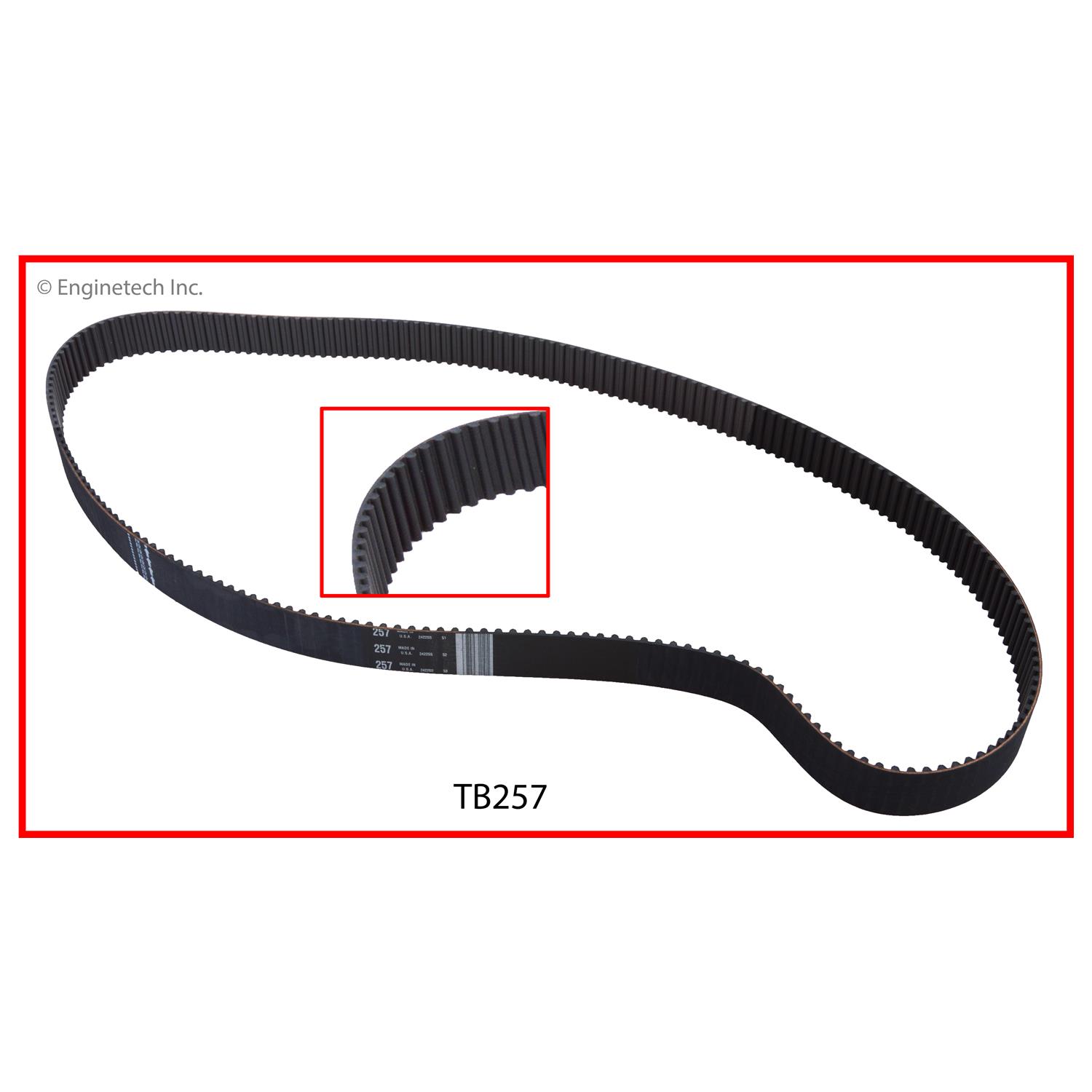 Enginetech Engine Timing Belt - TB257