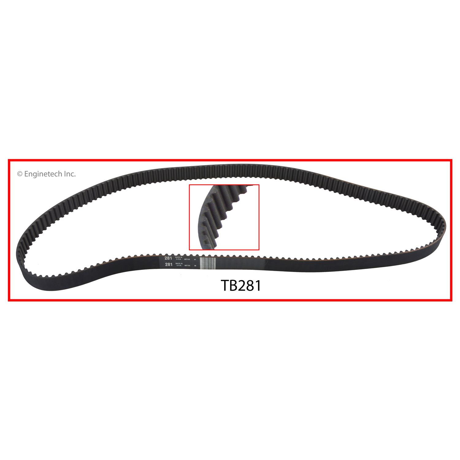 Enginetech Engine Timing Belt - TB281