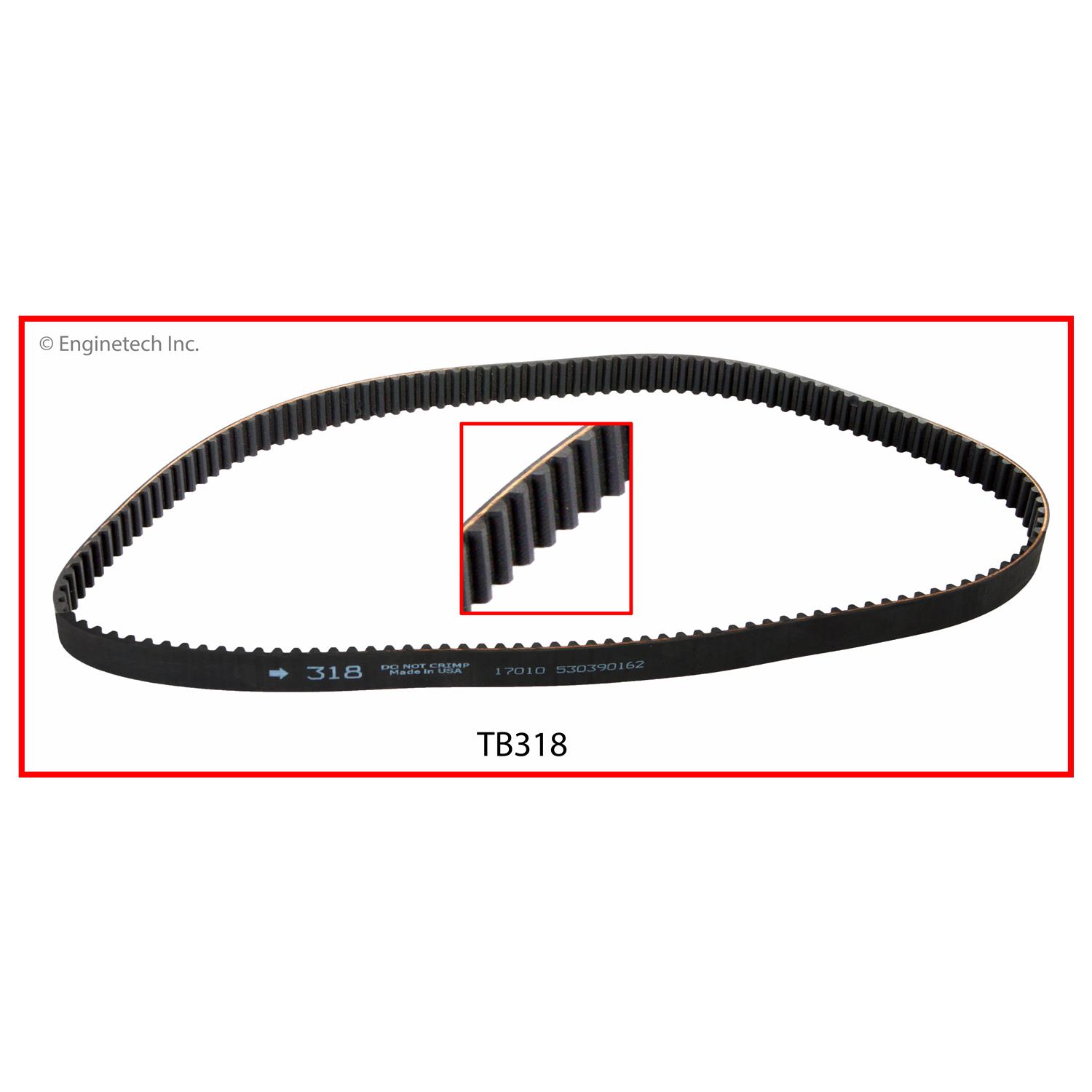 Enginetech Engine Timing Belt - TB318