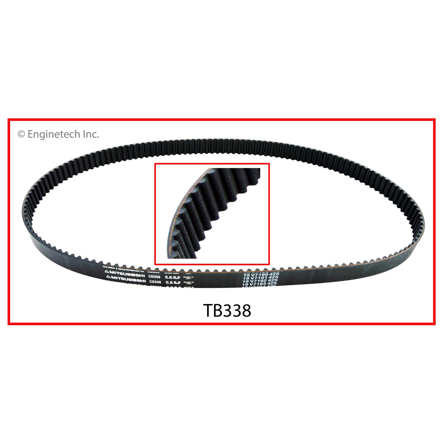Enginetech Engine Timing Belt - TB338