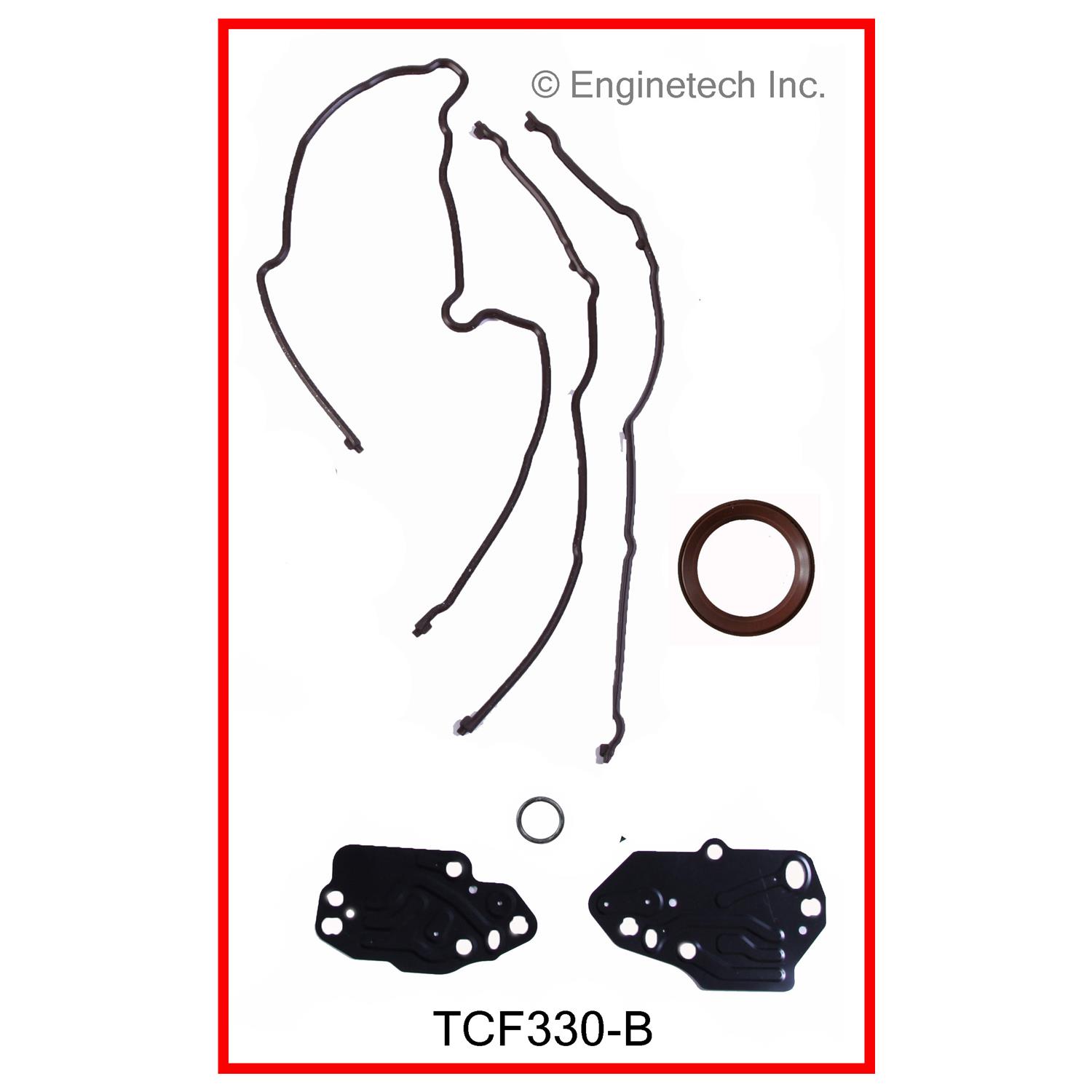 Enginetech Engine Timing Cover Gasket Set - Ford Car and Truck - TCF330-B