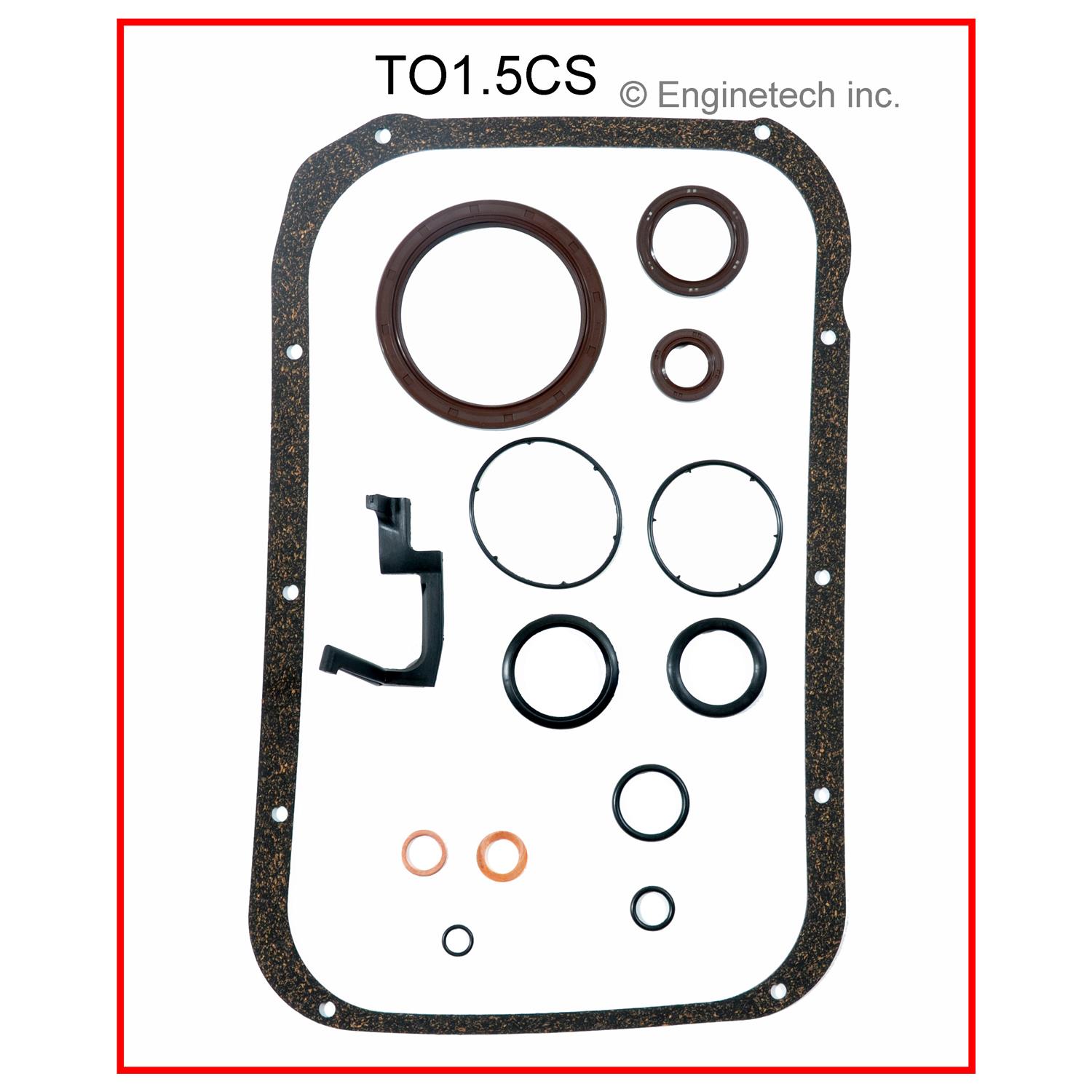 Enginetech Engine Lower End Gasket Set Toyota Car and Truck - TO1.5CS