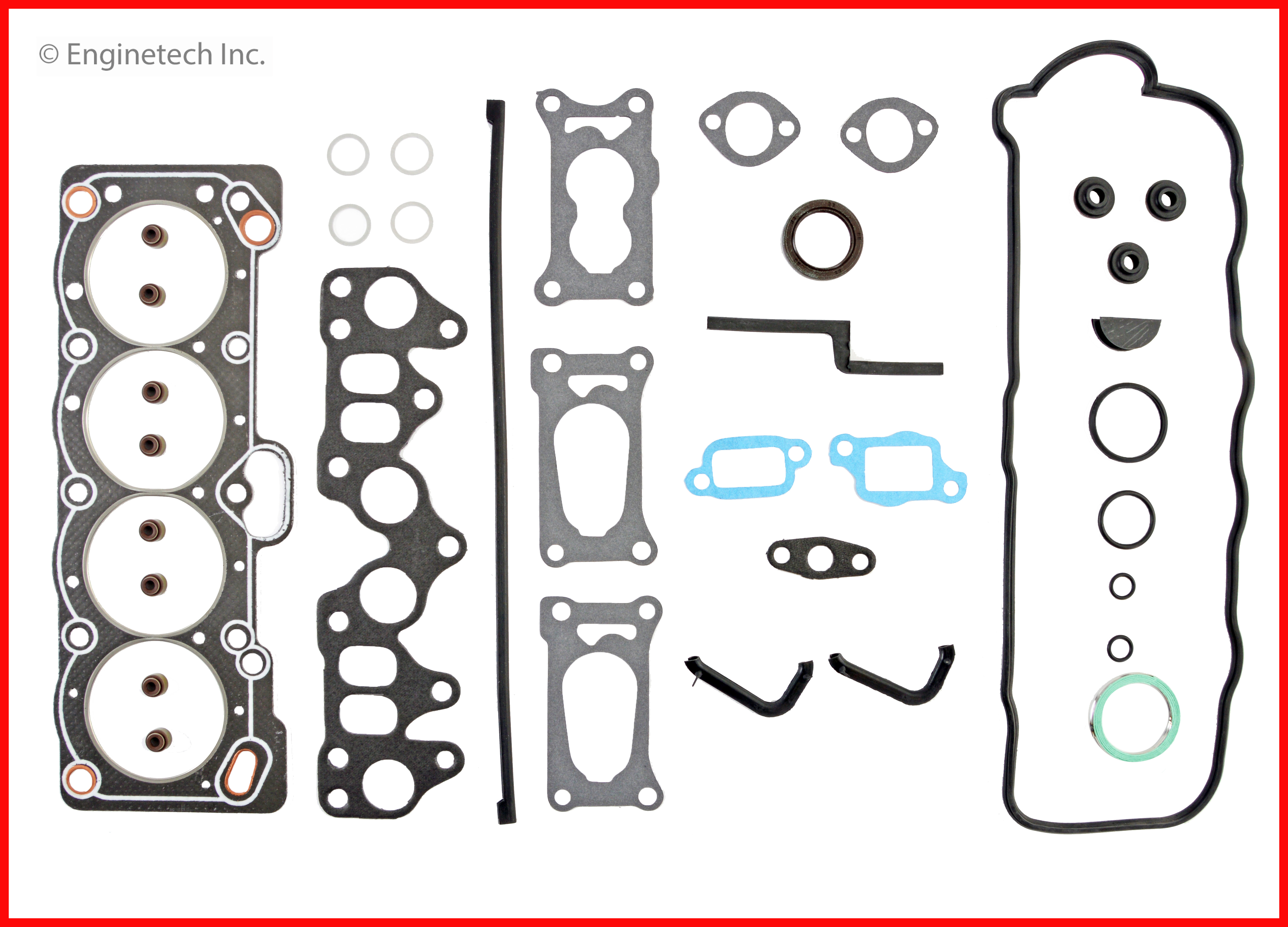 Enginetech Engine Cylinder Head Gasket Set - Toyota Car and Truck - TO1.6HS-E