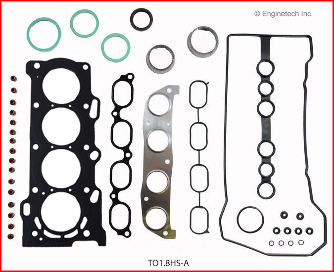 Enginetech Engine Cylinder Head Gasket Set - Toyota Car and Truck - TO1.8HS-A