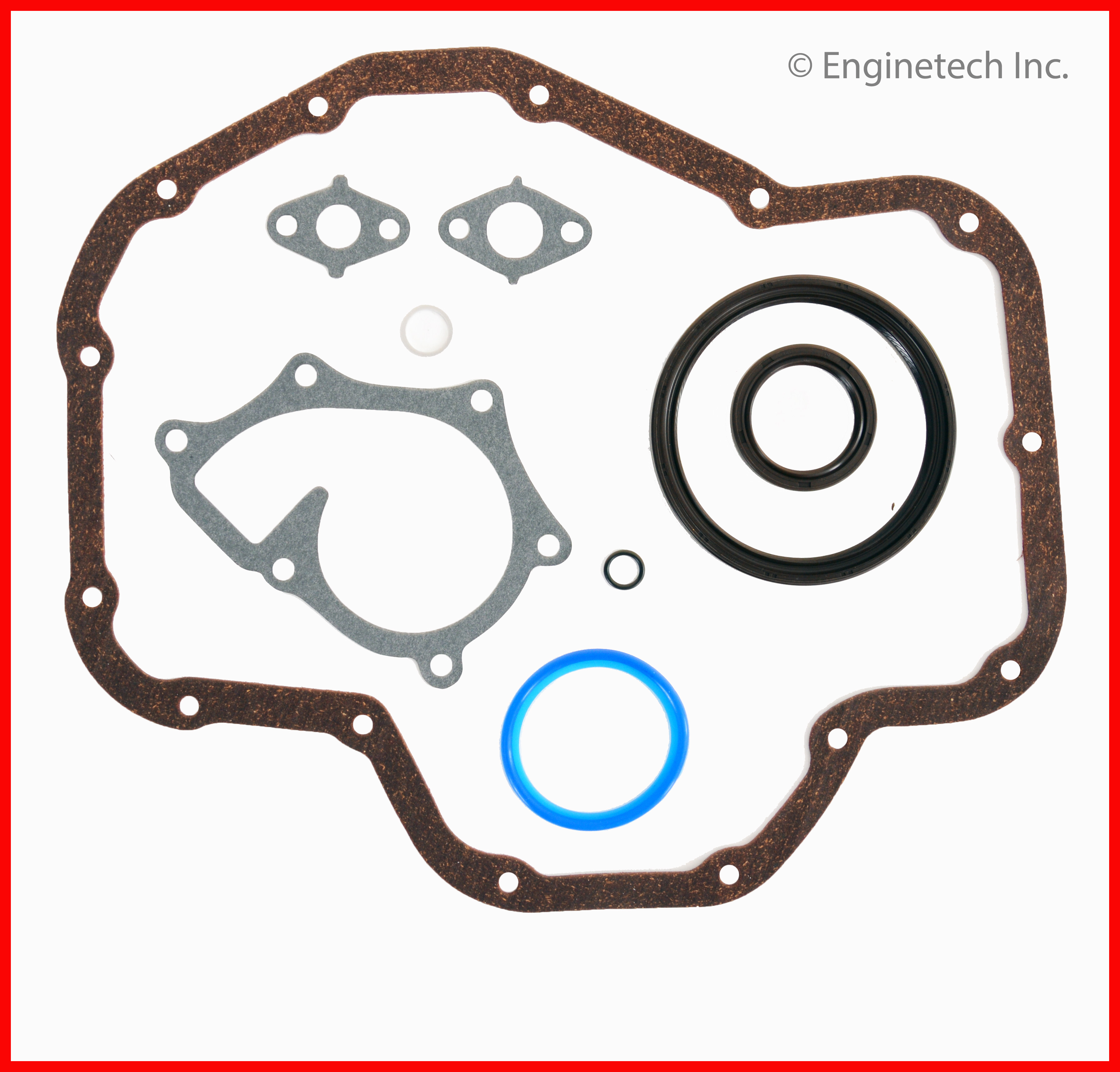 Enginetech Engine Lower End Gasket Set Toyota Car and Truck - TO2.4CS-E