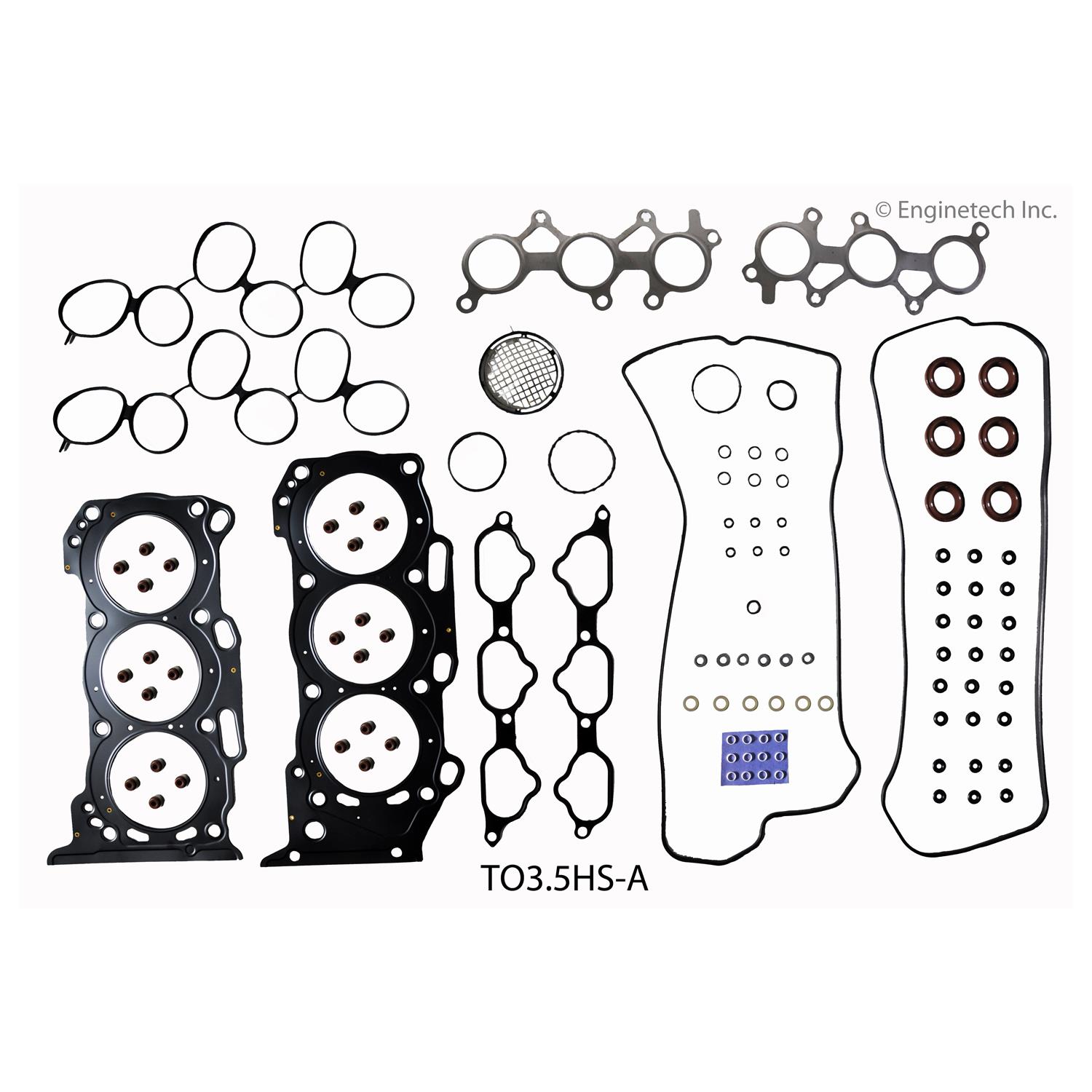 Enginetech Engine Full Gasket Set - Toyota Car and Truck - TO3.5K-1