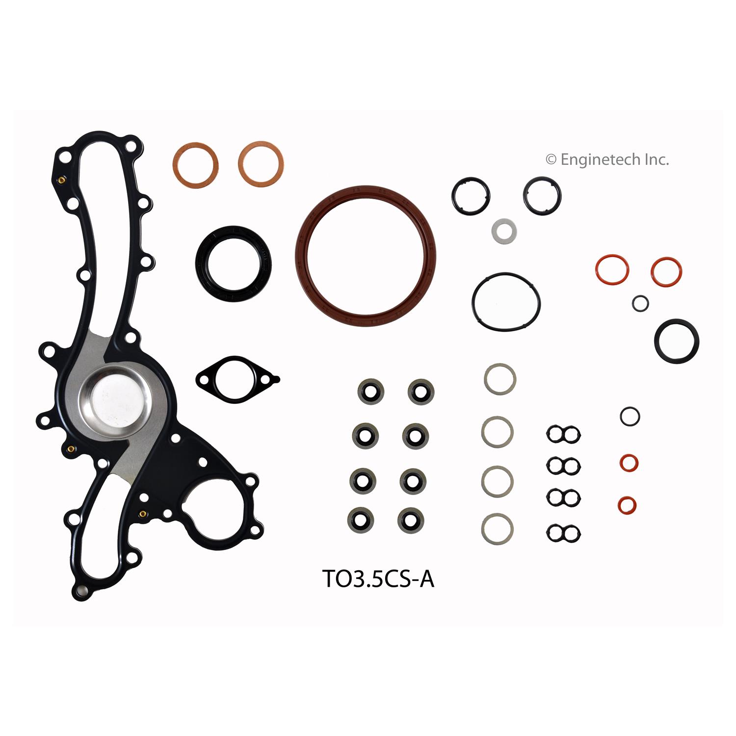 Enginetech Engine Full Gasket Set - Toyota Car and Truck - TO3.5K-1