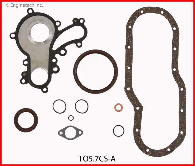 Enginetech Engine Lower End Gasket Set Toyota Car and Truck - TO5.7CS-A