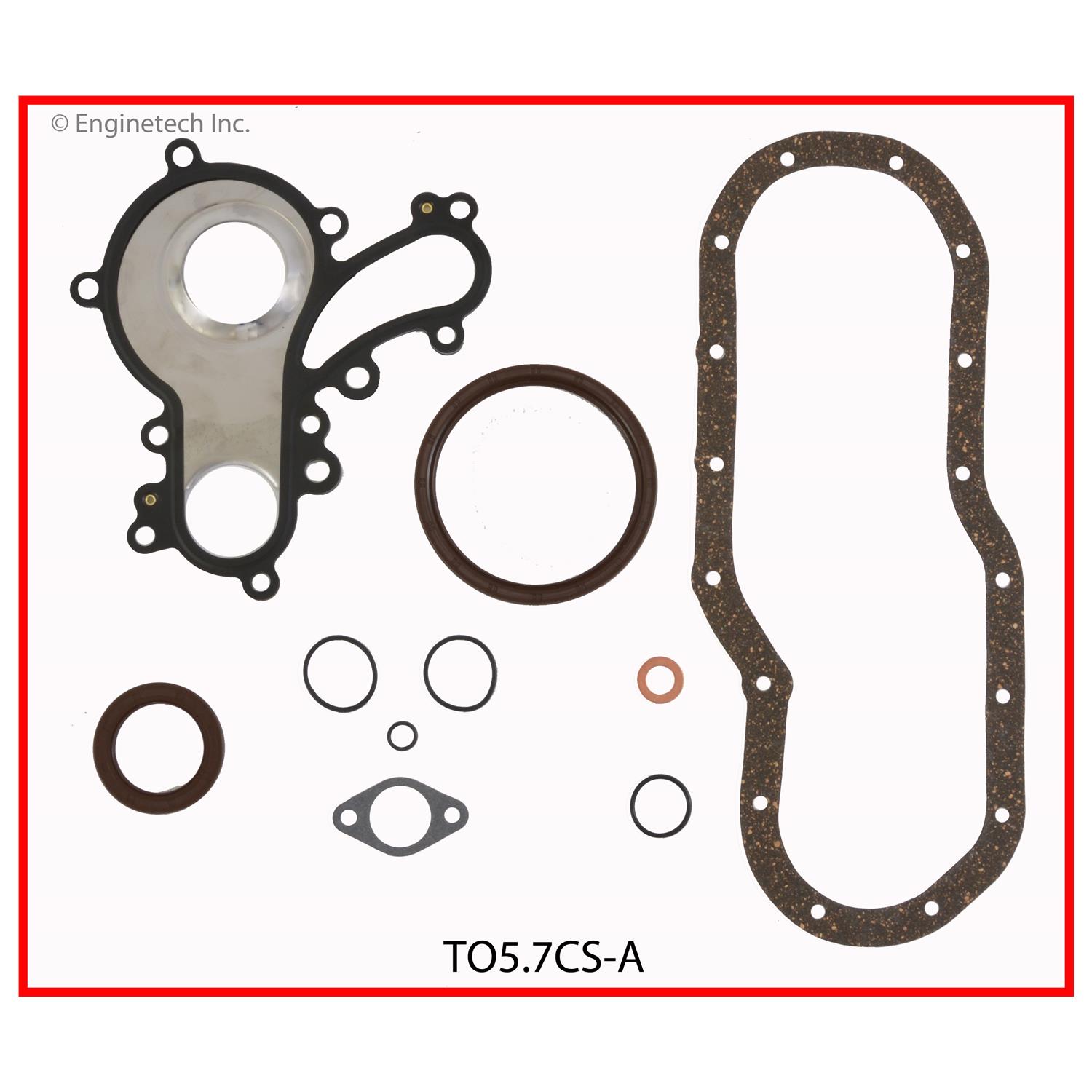 Enginetech Engine Full Gasket Set - Toyota Car and Truck - TO5.7K-1