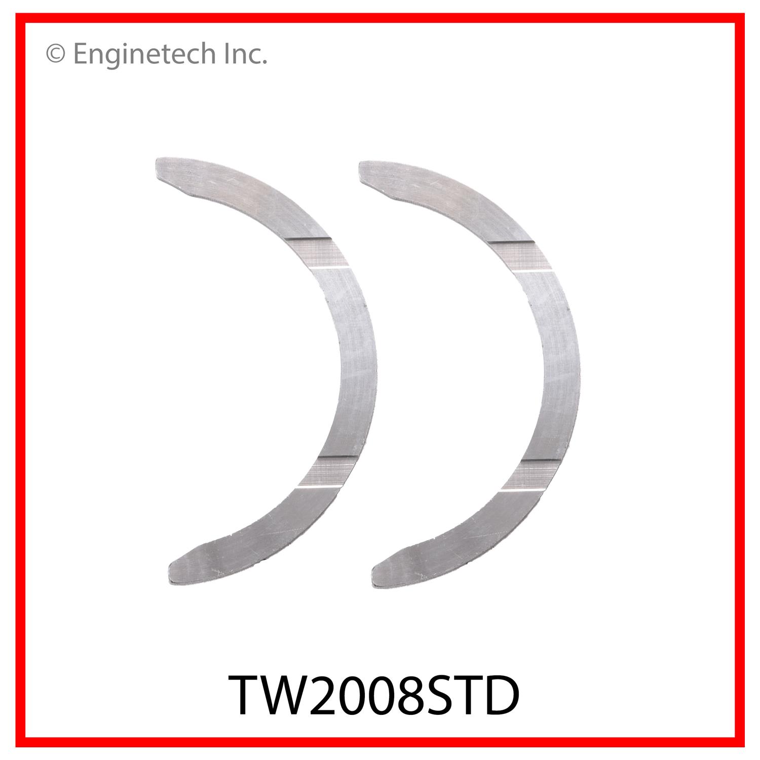 Enginetech Engine Crankshaft Thrust Washer - TW2008STD