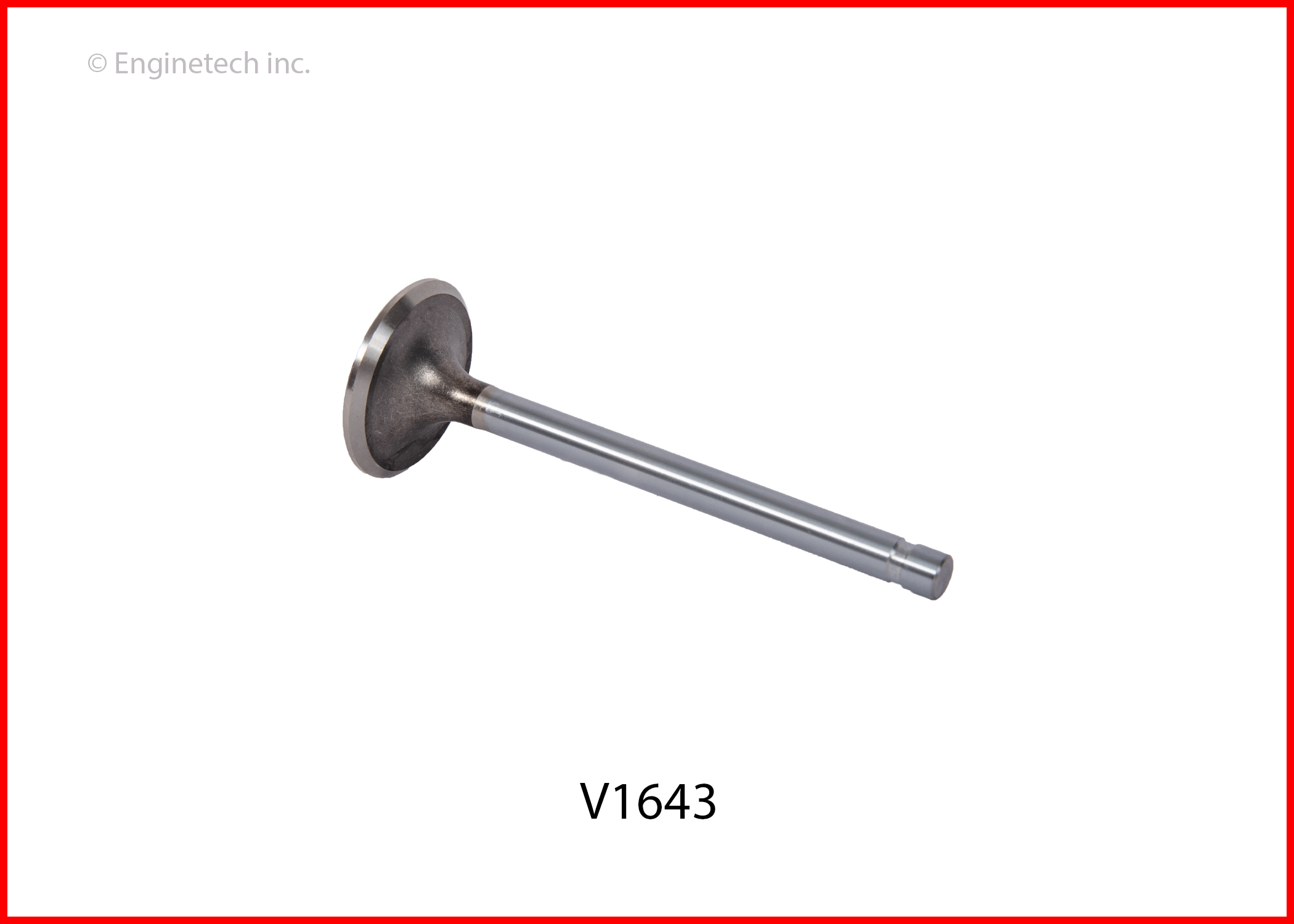 Enginetech Engine Exhaust Valve - V1643