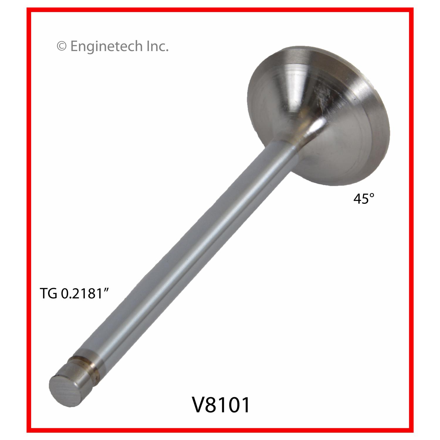 Enginetech Engine Exhaust Valve - V8101