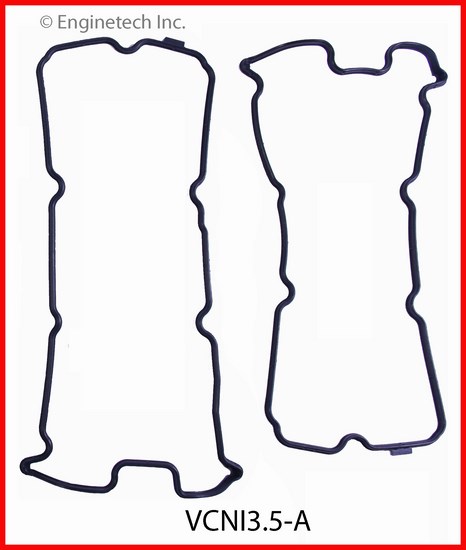 Enginetech Engine Valve Cover Gasket - Nissan Car and Truck - VCNI3.5-A