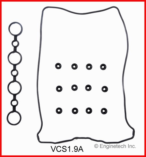 Enginetech Engine Valve Cover Gasket - Saturn Car and Truck - VCS1.9A