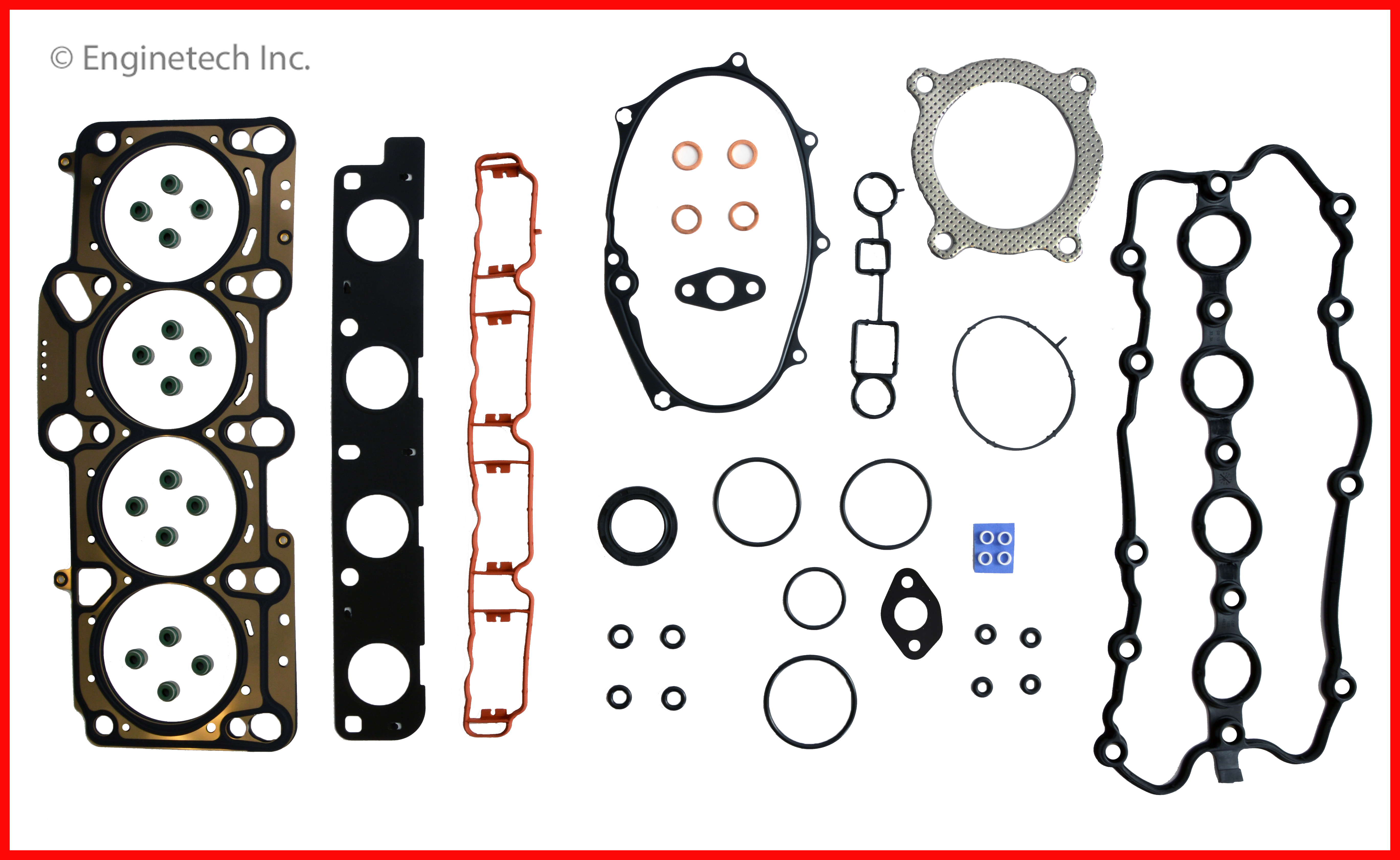 Enginetech Engine Full Gasket Set - Volkswagen Car and Truck - VW2.0K-3