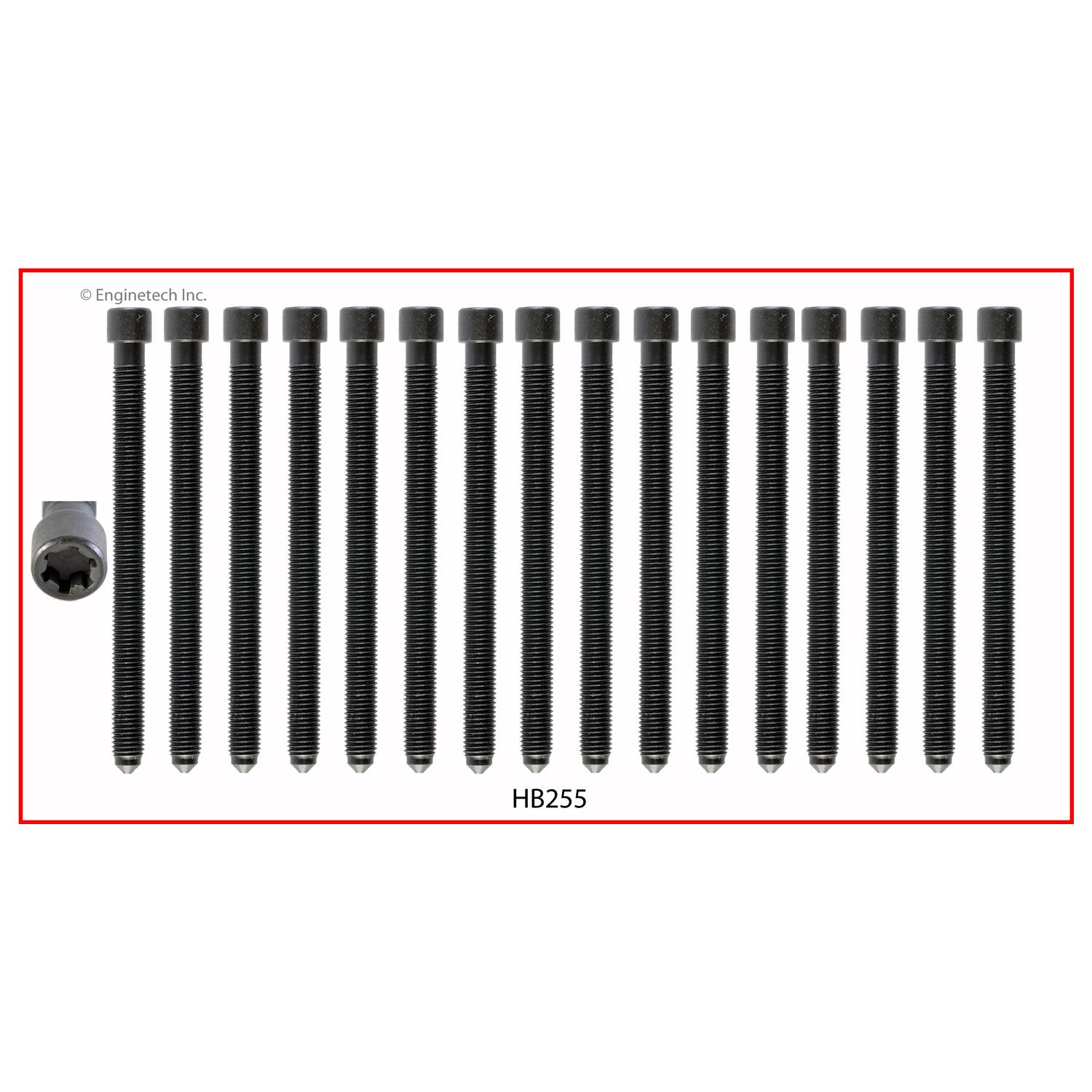 Enginetech Engine Cylinder Head Gasket Set - Volkswagen Car and Truck with Head Bolts - VW2.7HS-AWB