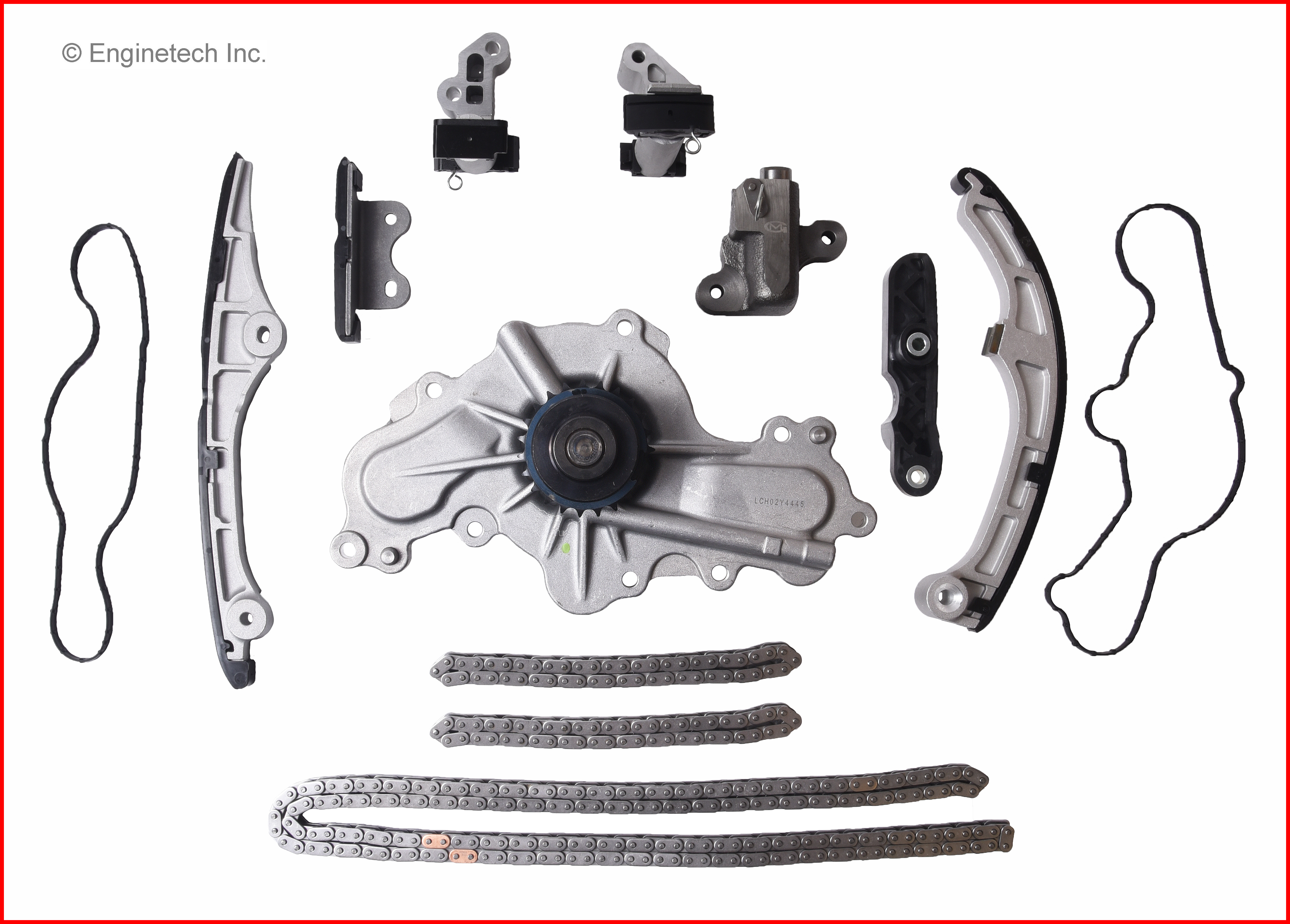 Enginetech Engine Timing Chain Kit with Water Pump - WPK104