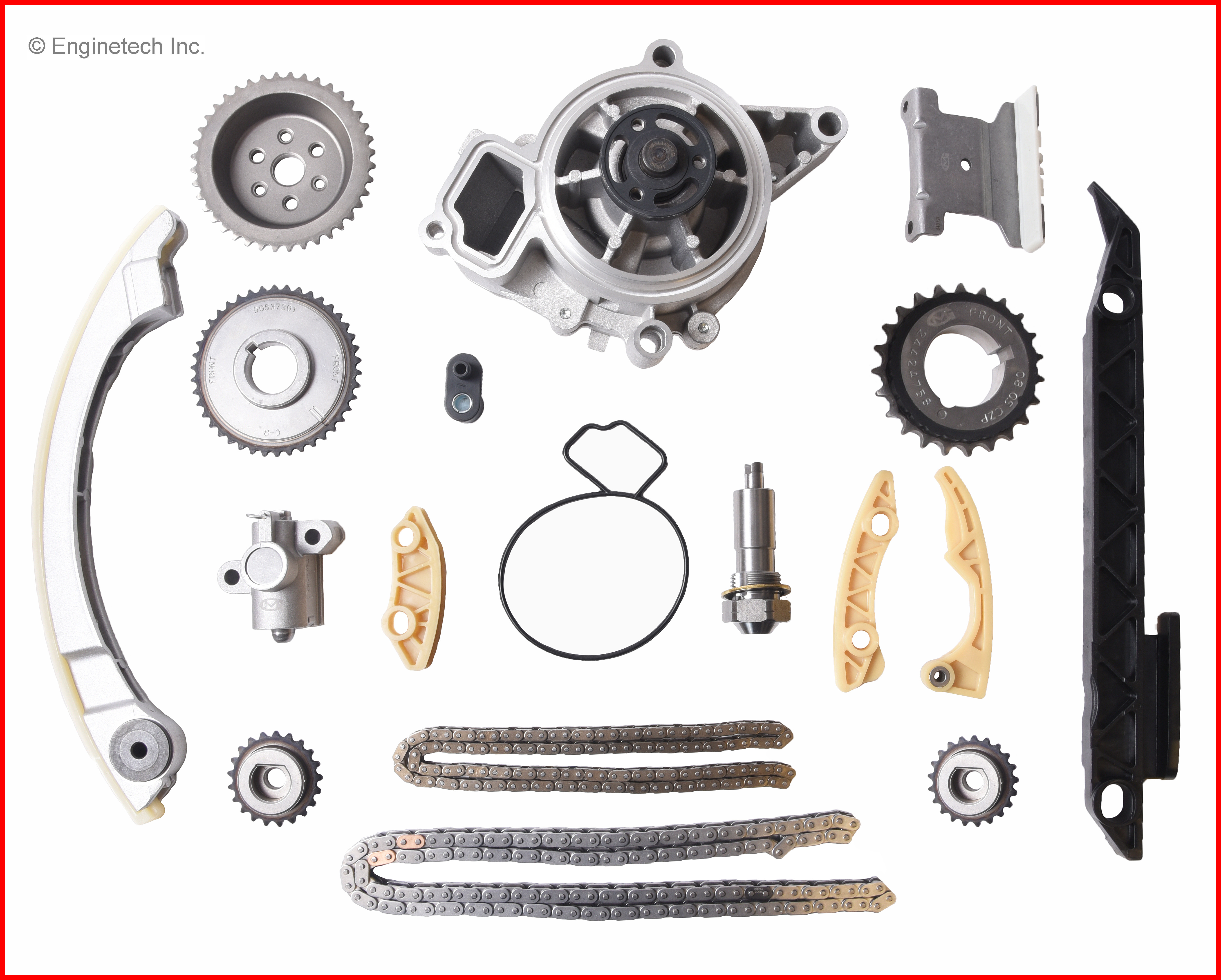 Enginetech Engine Timing Chain Kit with Water Pump - WPK420