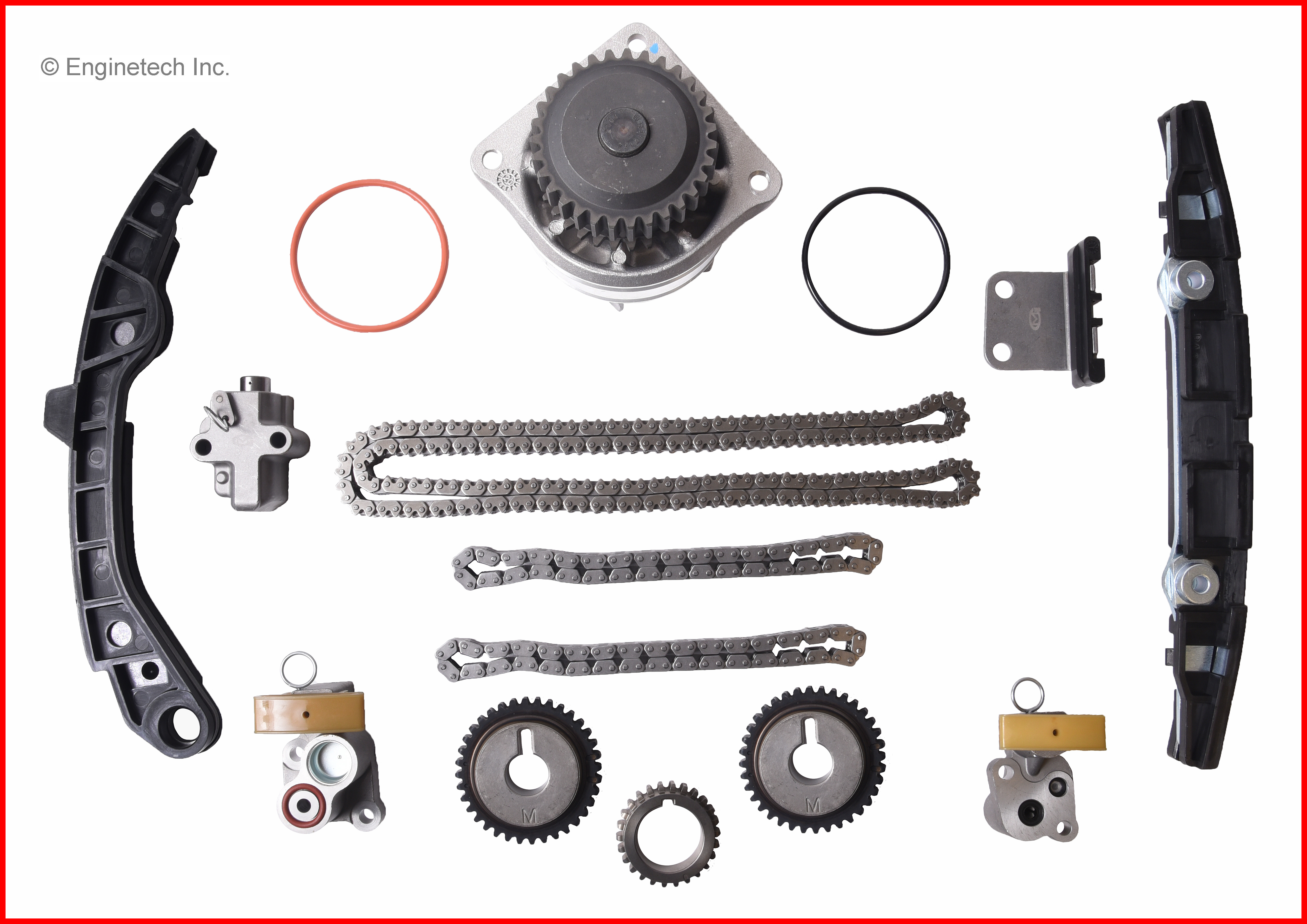 Enginetech Engine Timing Chain Kit with Water Pump - WPK730