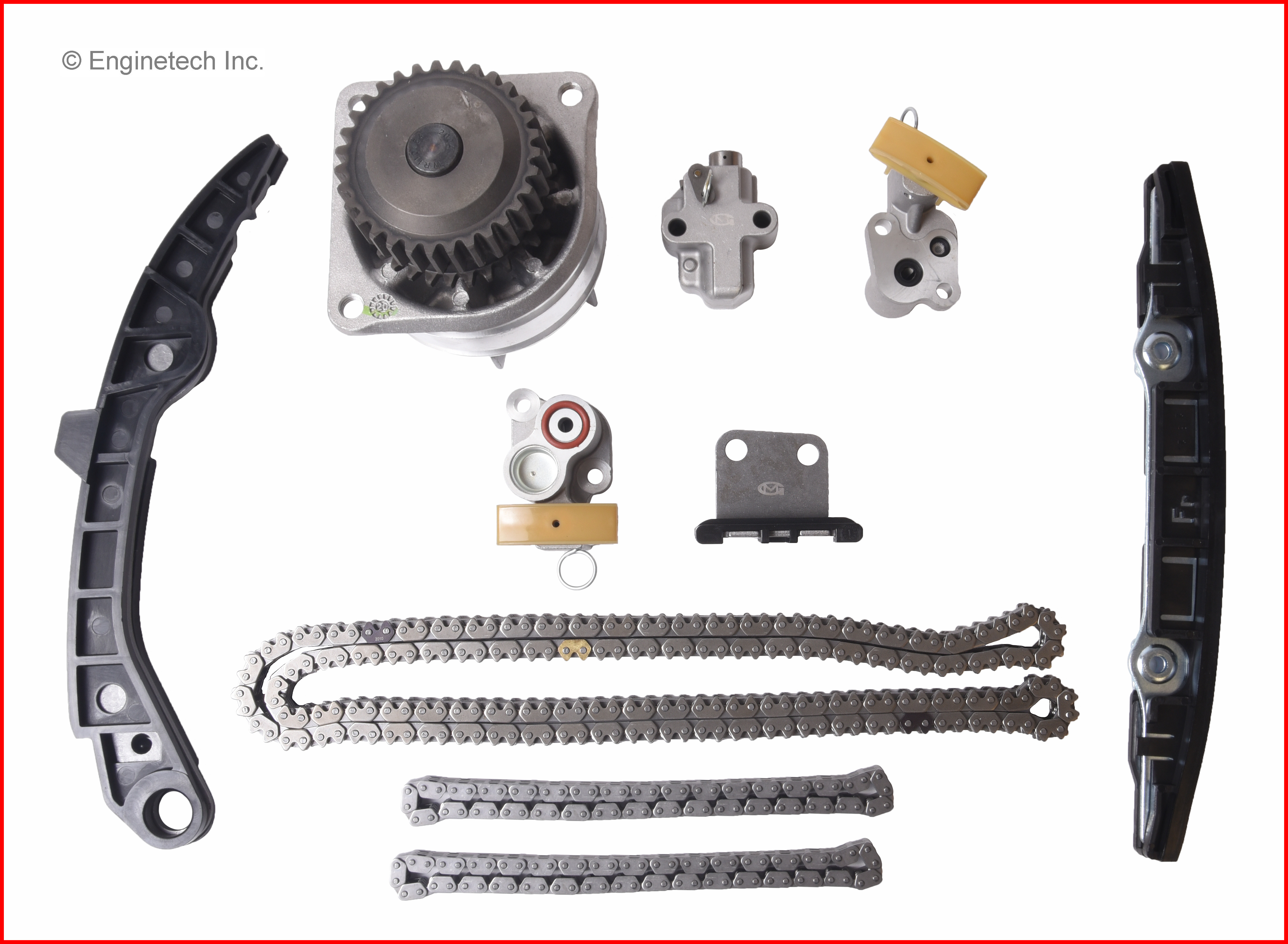 Enginetech Engine Timing Chain Kit with Water Pump - WPK731