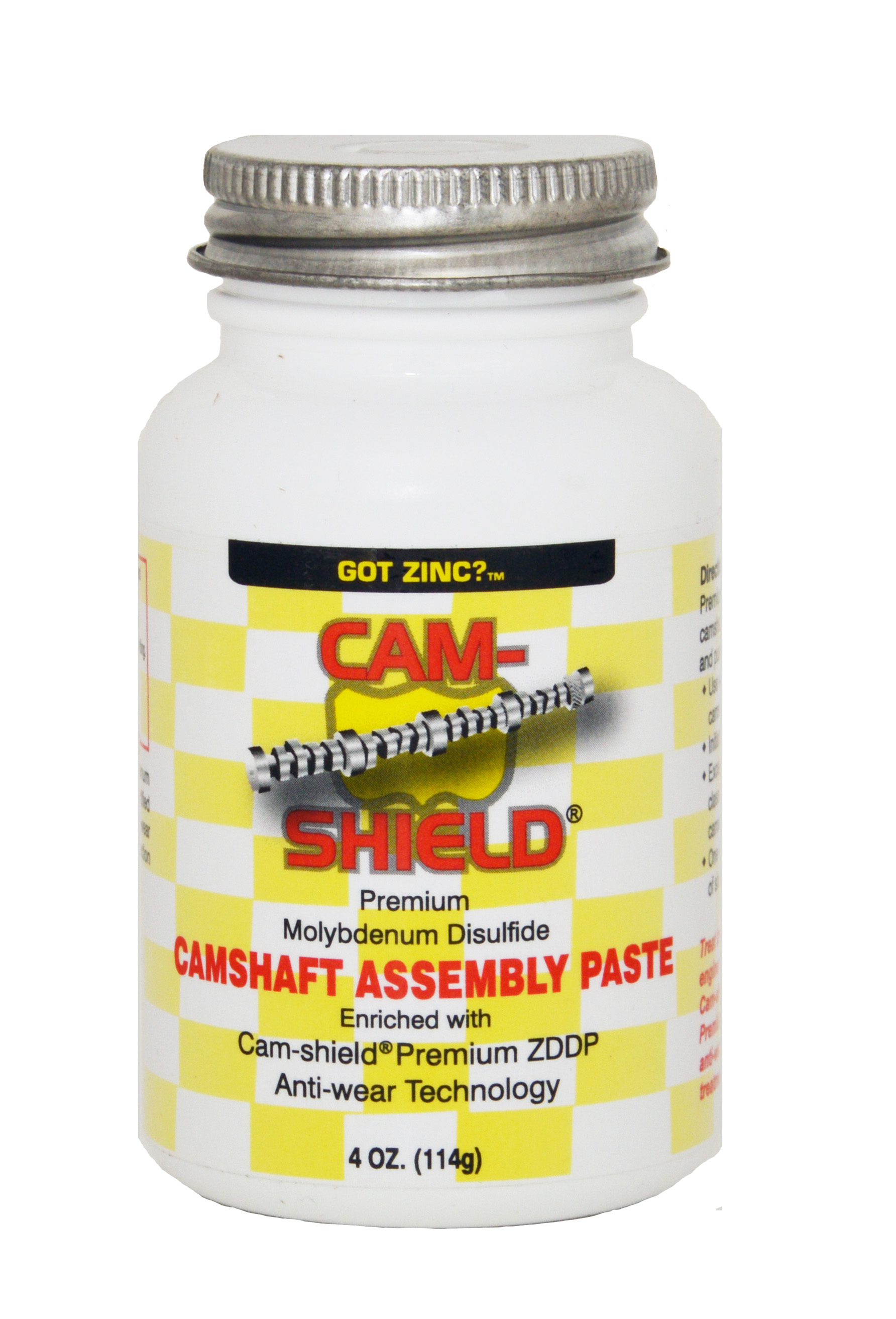 Enginetech Engine Assembly Lubricant - 4 Ounce Jar with Brush top - ZMOLY-4