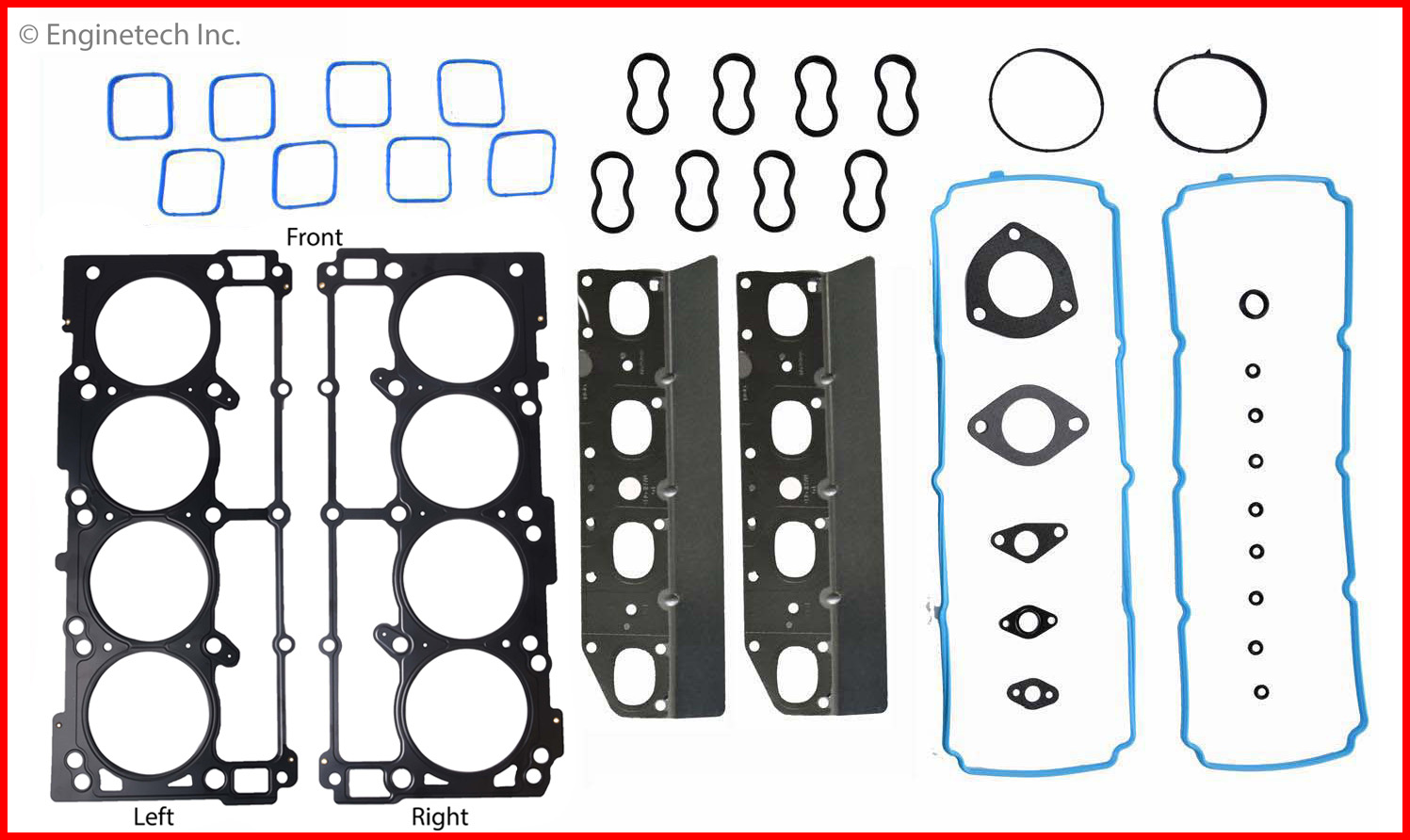 Dodge Engine Premium ReRing Kit 0911 5.7L / 345 OHV V8 16V Hemi 3.917